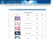 Tablet Screenshot of english.alnoorpk.com